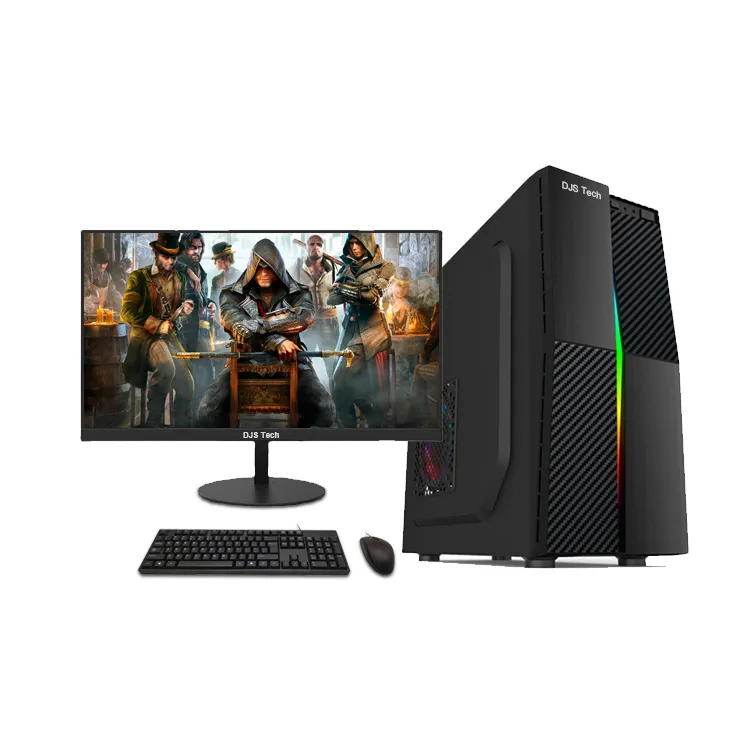 23.8" LED Monitor OEM Cheap Price Core I5 I7 8GB SSD Rtx 1660 Ti 6GB GPU Desktop Gaming Computer