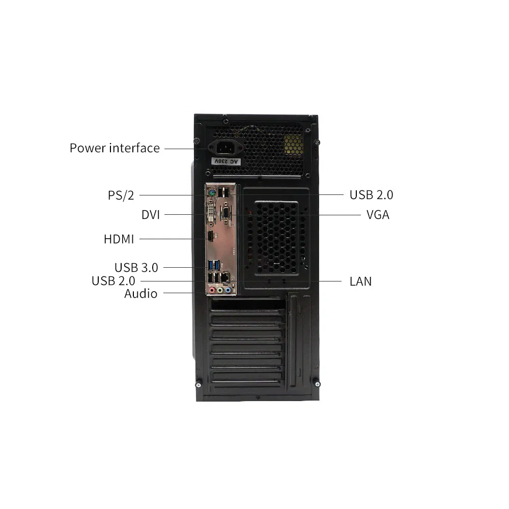 Assembling Desktop Computer DJ-C006 with DDR3 2GB 1066/1333MHz (OEM)